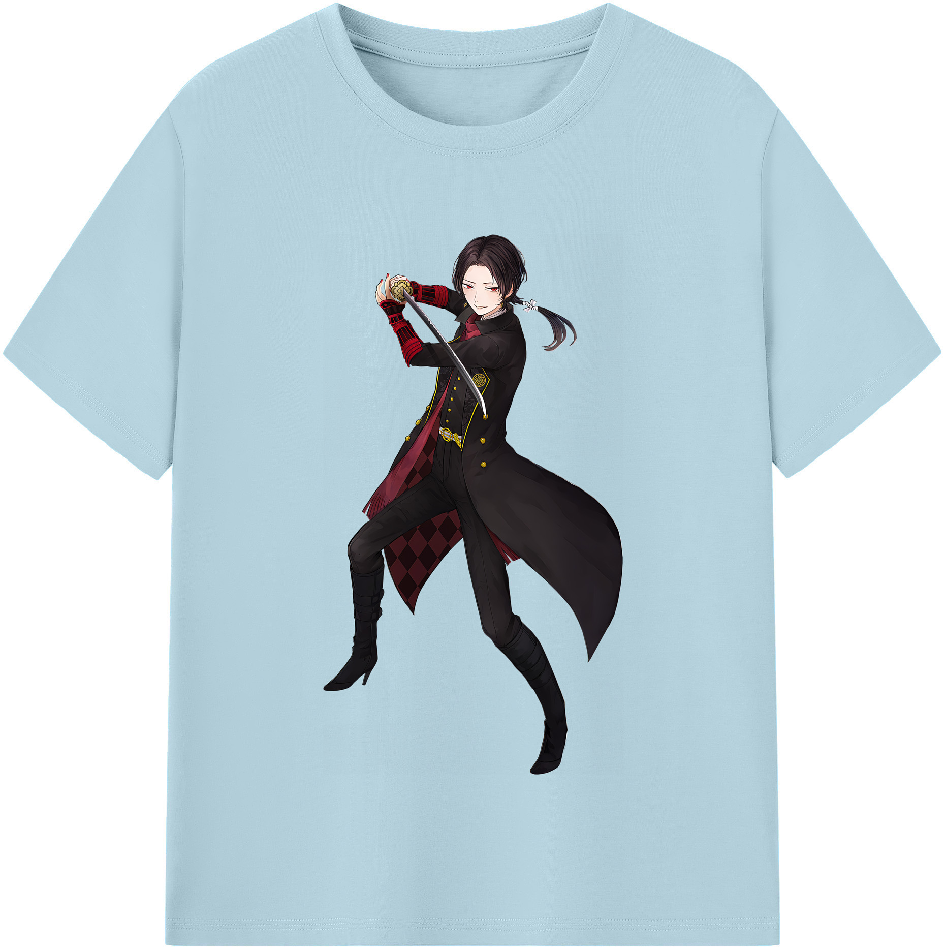 （画像用） 刀剣乱舞 Touken Ranbu 綿100％半袖Tシャツ（フロントプリント）